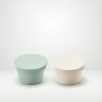 Boîte de fermentation pizza en silicone pliable avec couvercle pour pâte maison