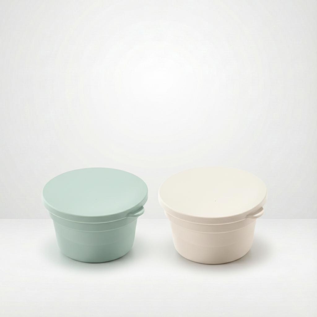 Boîte de fermentation pizza en silicone pliable avec couvercle pour pâte maison