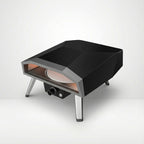 Four à pizza gaz rotatif 16 pouces avec pierre en cordiérite – four extérieur portable haute température