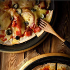 Plaque à Pizza Perforée Antiadhésive en Acier Carbone – Accessoire Four à Pizza pour Pâte Ultra Croustillant