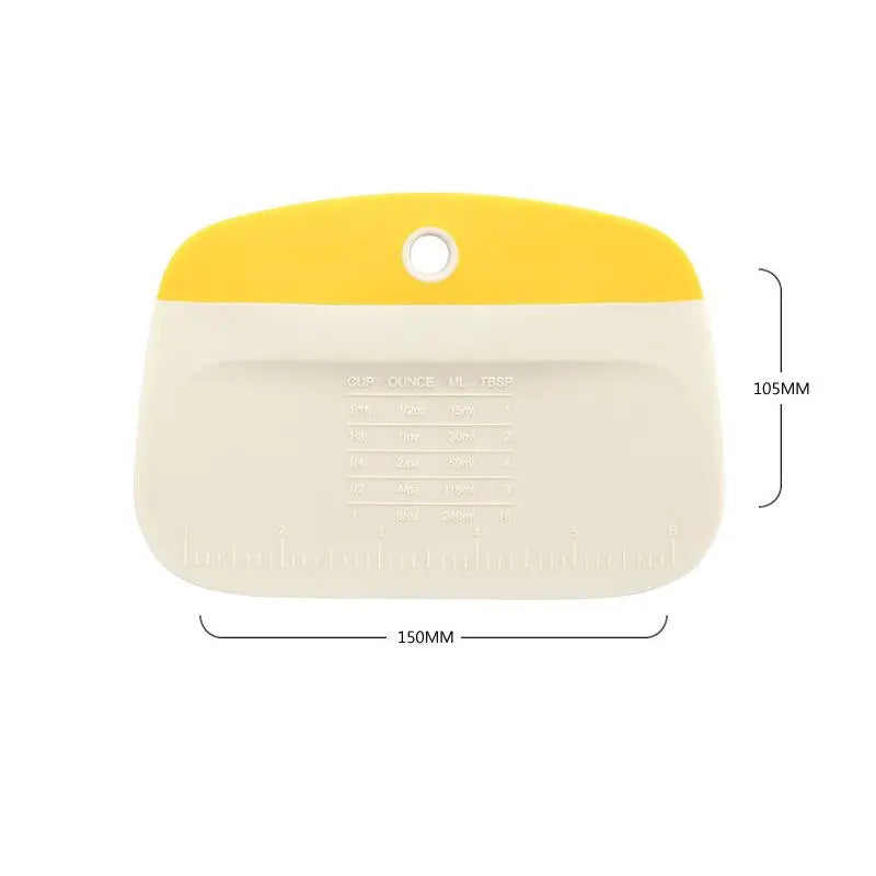 Grattoir Coupe-Pâte Multifonction avec Graduation – Accessoire Pizza