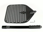Pelle à pizza perforée Aluminium 30 cm – Aluminium antiadhésif avec manche pliable