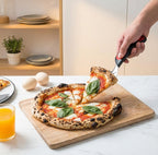 Ciseaux à pizza multifonctions en acier inoxydable avec lame détachable et poignée ergonomique 