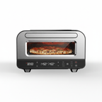 Four à Pizza Électrique OVENI Gris – 450°C – Cuisson 2-3 min – 28 cm