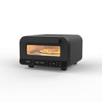 Four à Pizza Électrique OVENI Gris – 450°C – Cuisson 2-3 min – 28 cm