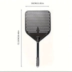 Pelle à pizza perforée Aluminium 30 cm – Aluminium antiadhésif avec manche pliable